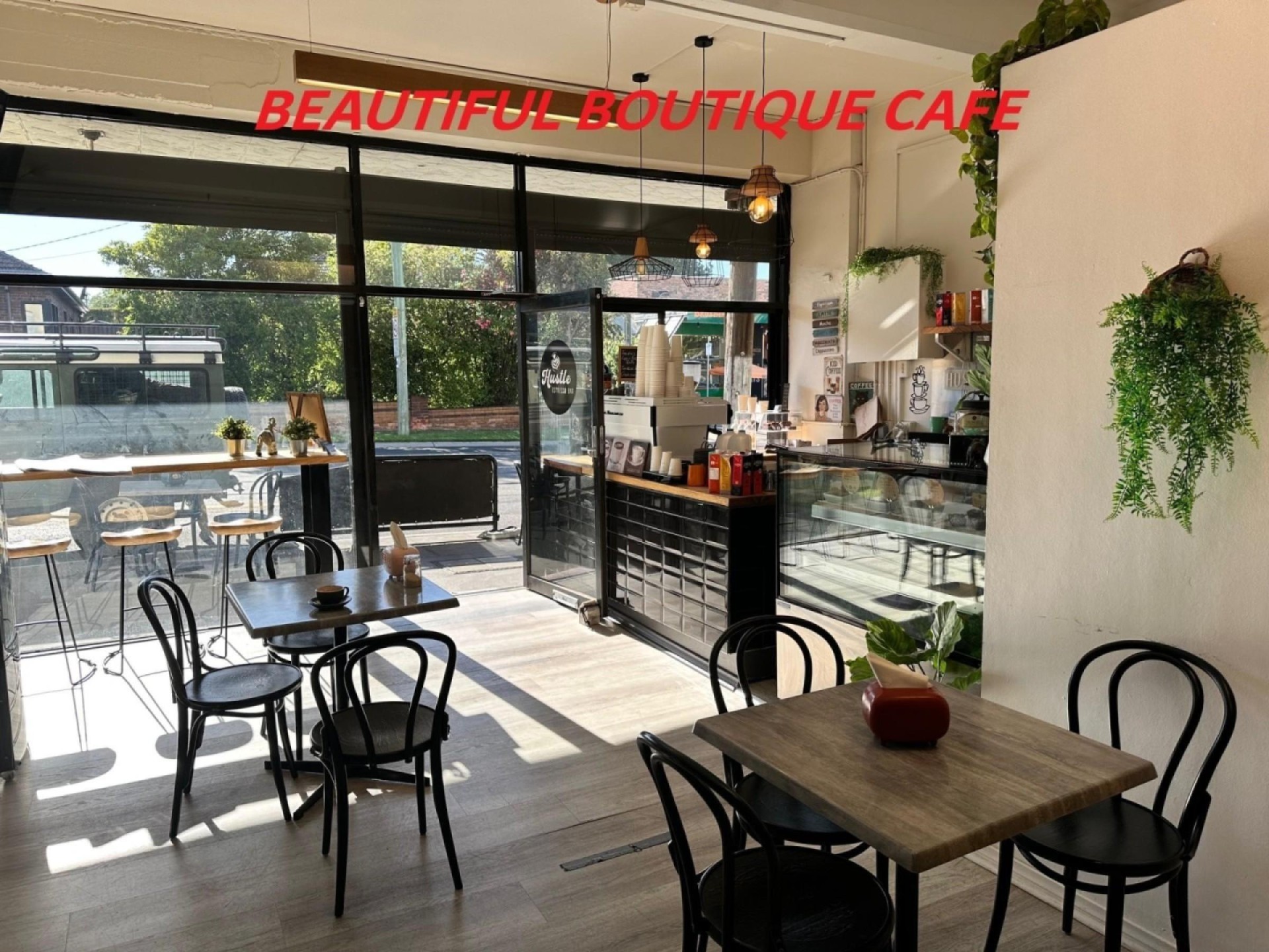 Boutique Cafe with 3 bedroom apartment. ZERO RENT !!