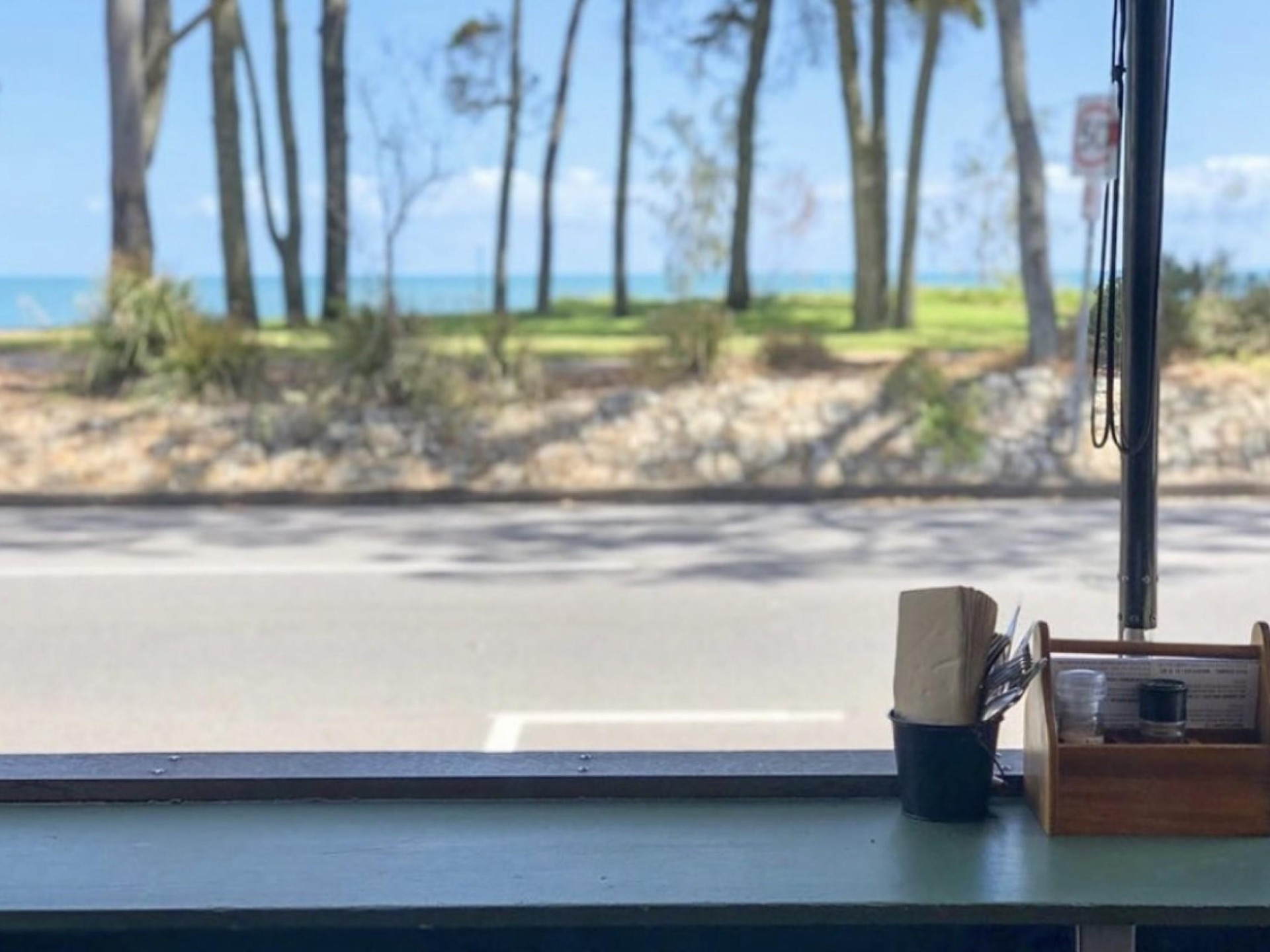 Hervey Bay Esplanade Café with ocean views. Owner said sell and drastic price reduction