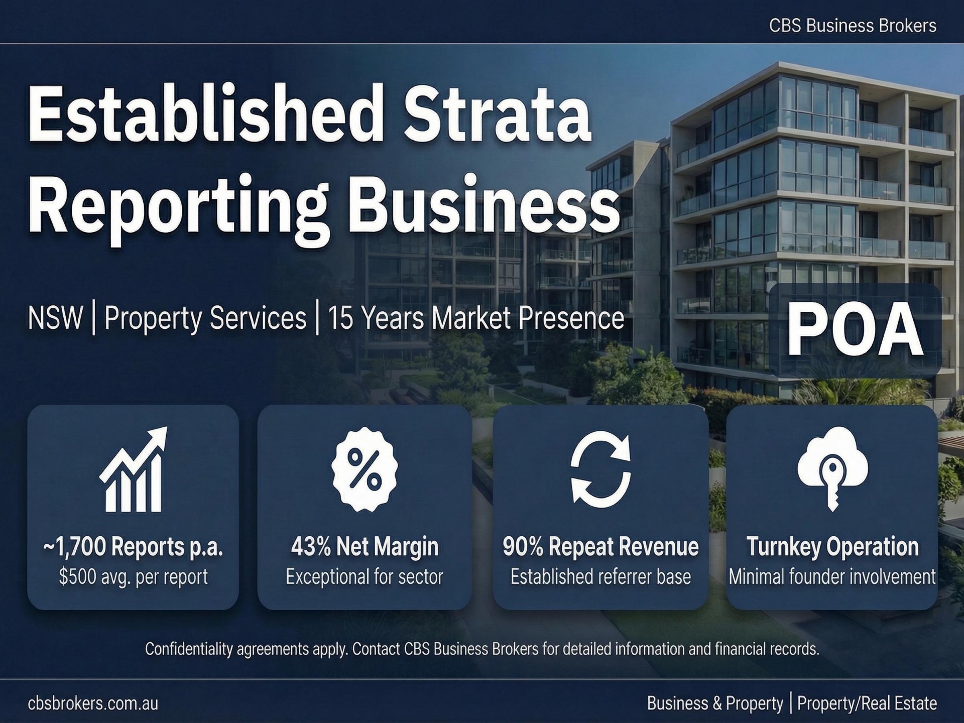 Established Strata Reporting Business | NSW | Strong Margins |