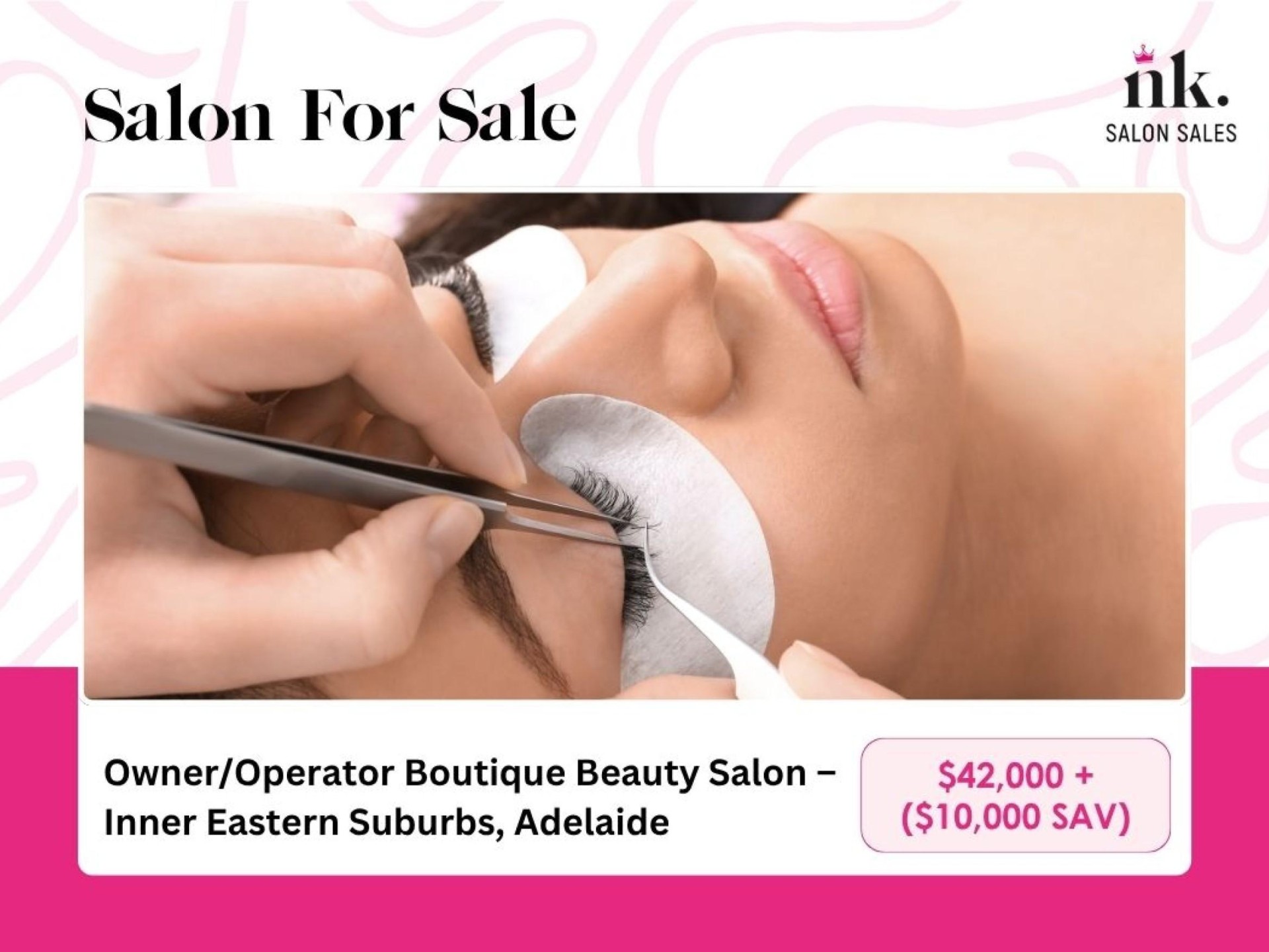 Owner/Operator Boutique Beauty Salon  Inner Eastern Suburbs, Adelaide